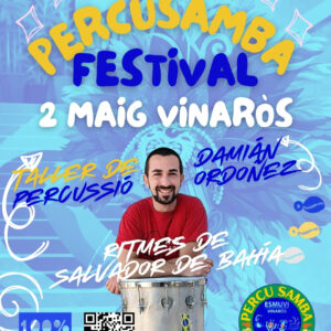 Taller Percussió Samba Reggae. 11h a 13:30h 10€